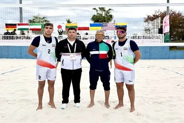 شکست تیم «ب» والیبال ساحلی ایران مقابل اوکراین در المپیک ناشنوایان ۲۰۲۵