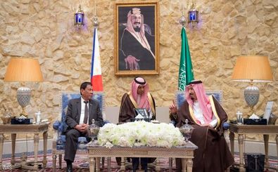 امضای یادداشت همکاری در دیدار پادشاه عربستان با رئیس جمهور فیلیپین