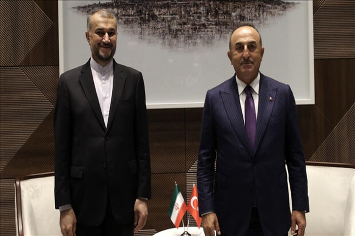 وزیر امور خارجه ترکیه با حسین امیرعبداللهیان دیدار و گفتگو کرد
