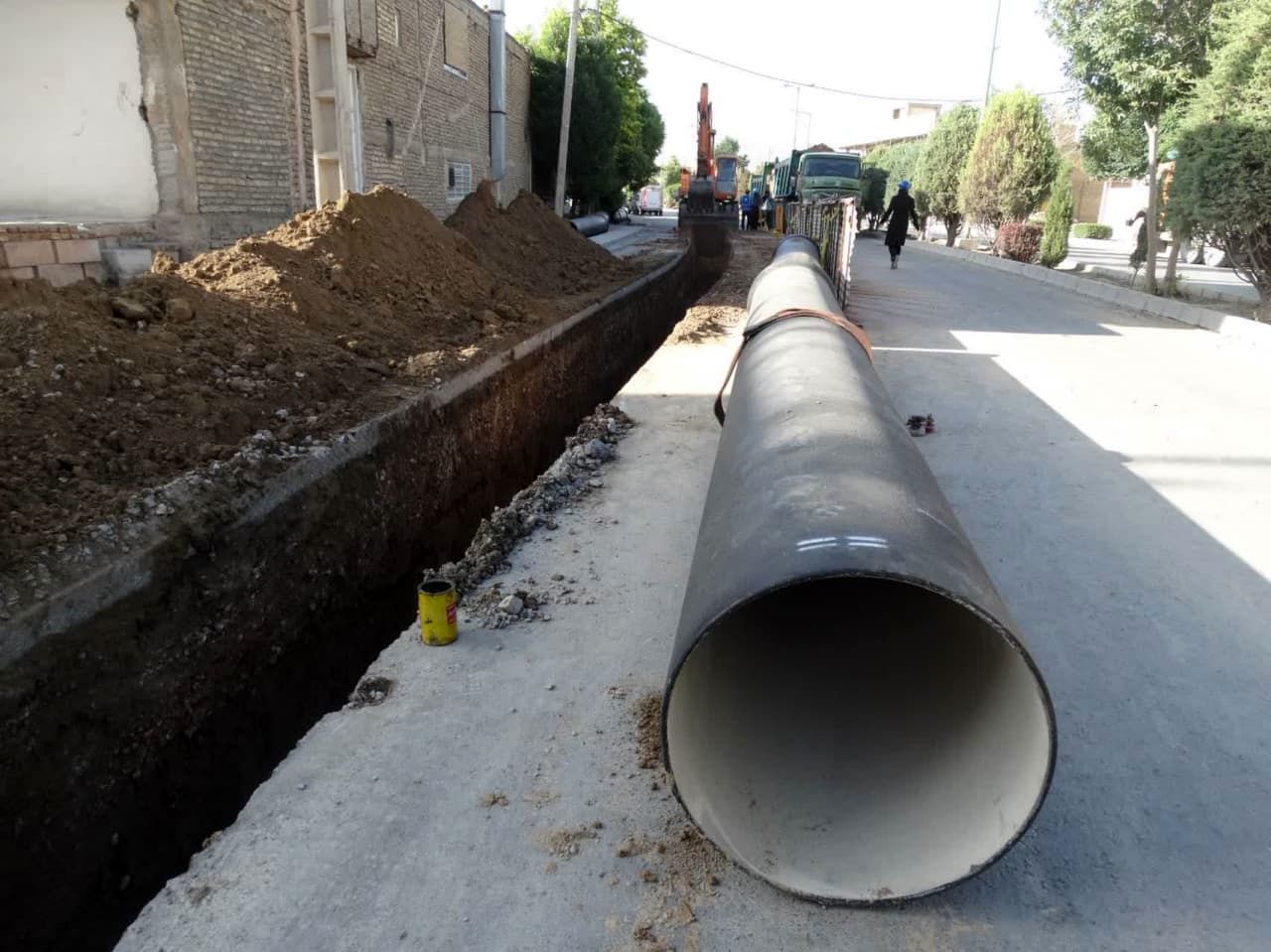 اجرای بیش از 257 کیلومتر لوله گذاری آب و فاضلاب در استان اصفهان