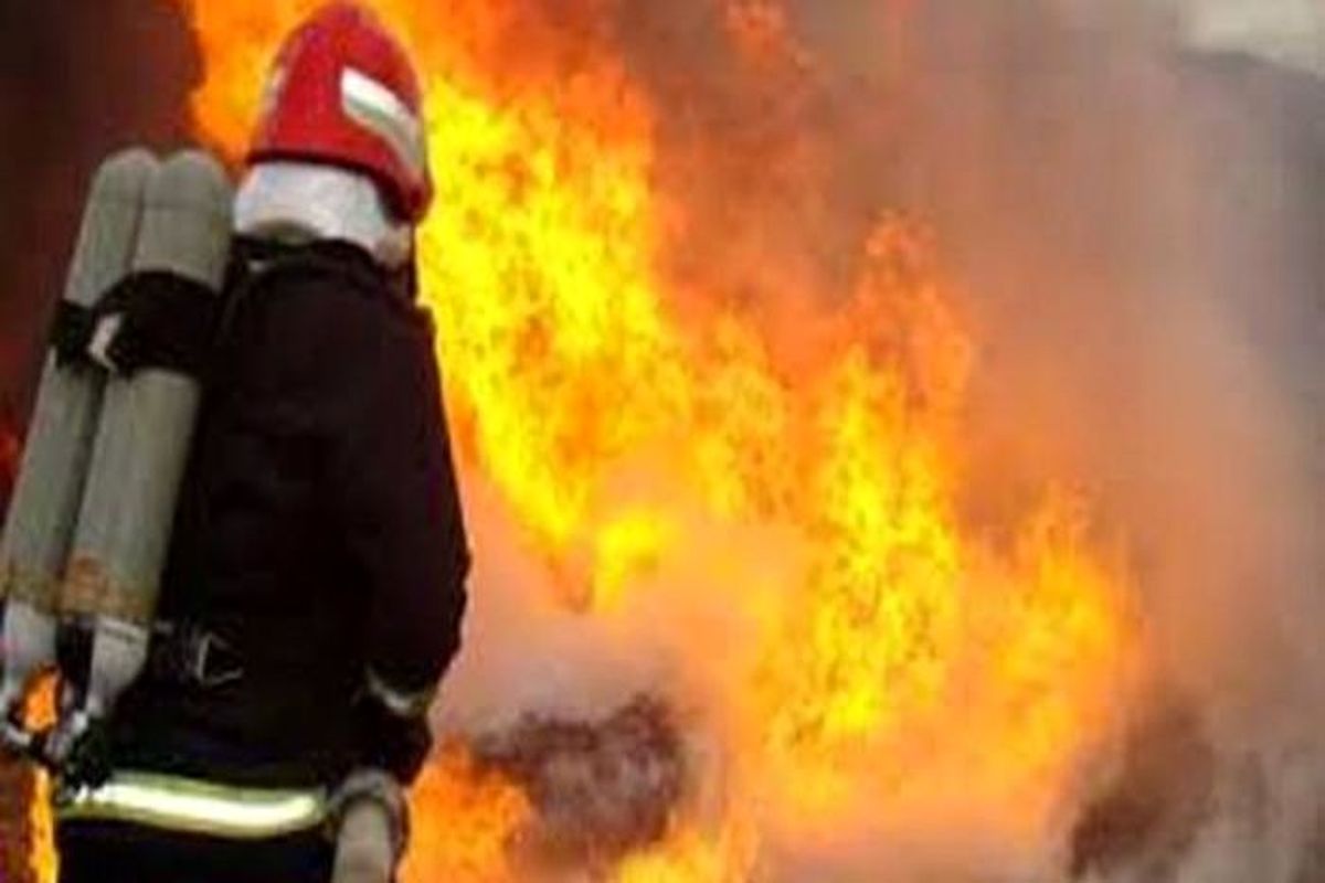  آتش سوزی در تیپ 292 زرهی شهید آزادی دزفول آسیب جانی نداشت
