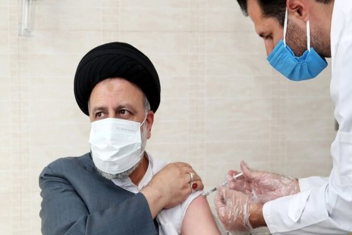 دریافت دوز دوم واکسن ایرانی برکت توسط رییس‌جمهوری