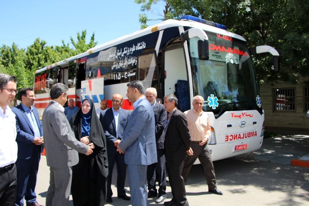 چهار دستگاه آمبولانس پیشرفته به ناوگان اورژانس کردستان اضافه شد