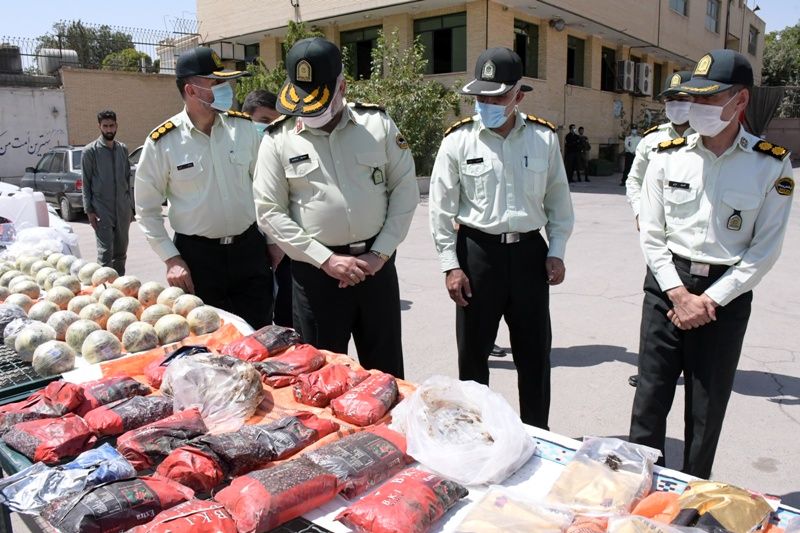 کشف یک تُن و 200 کیلو مواد مخدر در طرح قدس پلیس اصفهان 