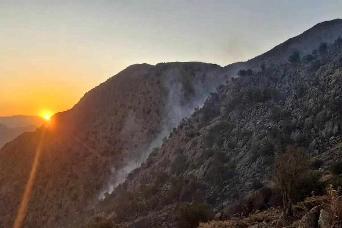 مهار دو آتشسوزی در مناطق سبزکوه و هلن طی ۲۴ ساعت گذشته
