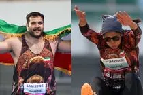 محمدرضا طیبی و ریحانه مبینی در مسابقات دوومیدانی قهرمانی آسیا طلایی شدند