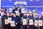 قهرمانی بانوان فارس در مسابقات ایروبیک استپ کشور