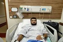 عمل جراحی زانوی راست مهمدی با موفقیت انجام شد