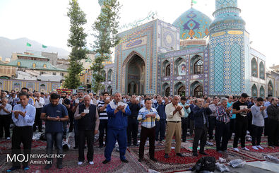 برگزاری نماز عید سعید فطر ۱۳۹۷ در امامزاده صالح تهران