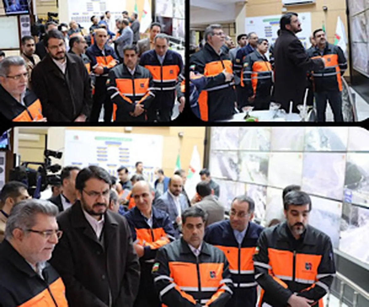 بازدید وزیر راه و شهرسازی از قرارگاه مرکزی طرح نوروزی حمل و نقل جادهای