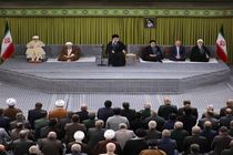 The Leader of Islamic Revolution's meeting with officials and ambassadors of Islamic states