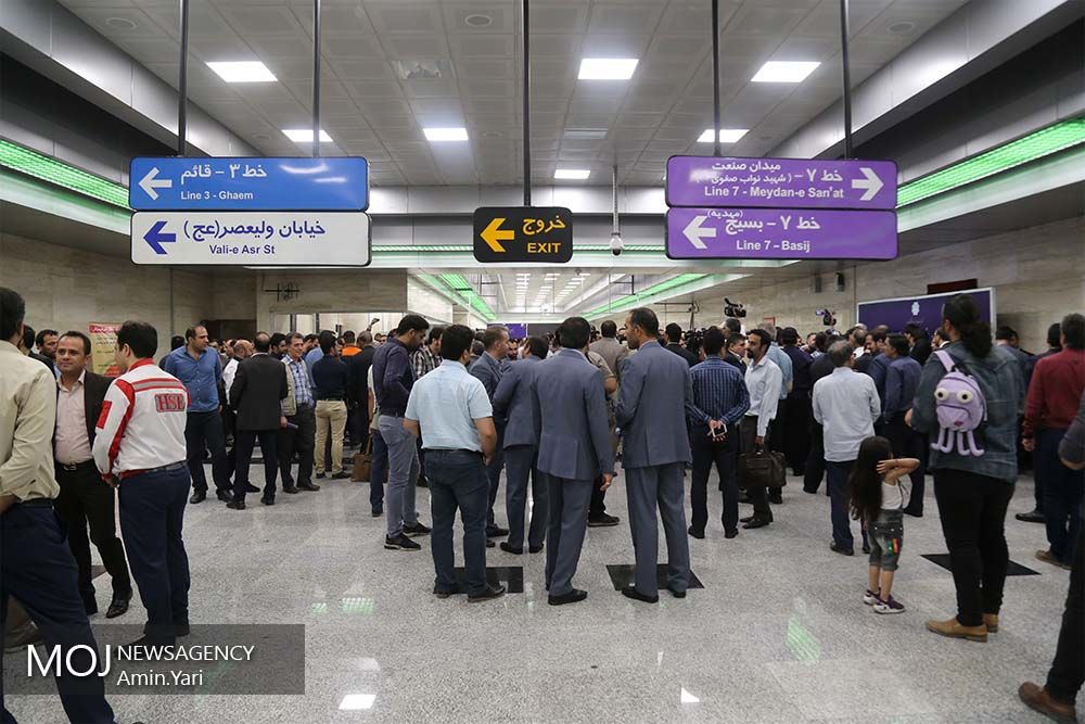 افزایش جابجایی مسافران مترو تهران بعد از گرانی بنزین