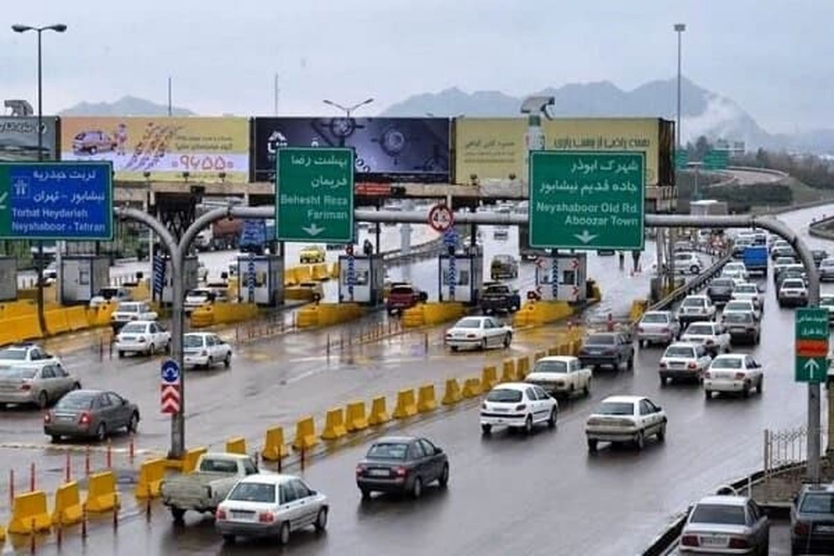 با توجه به تعطیلات پایانی سال، ترافیک نیمه سنگین در جاده های خراسان رضوی وجود دارد