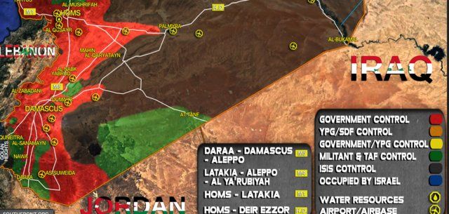 تصمیم اردن، آمریکا و انگلیس برای انجام عملیات نظامی در جنوب سوریه