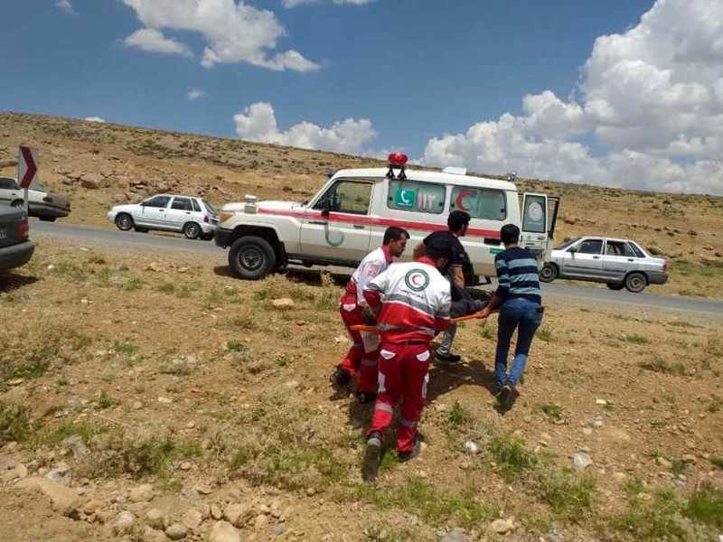 45 عملیات امدادی توسط نجاتگران هلال‌احمر به حادثه دیدگان در اصفهان