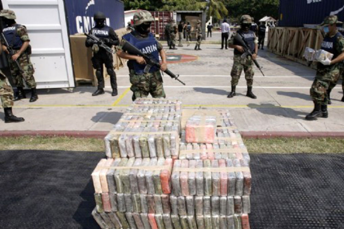توقیف ۸۰۰ کیلو کوکائین در مکزیک