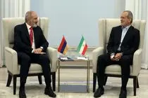 دیدار خصوصی پزشکیان با نخست‌وزیر ارمنستان + فیلم
