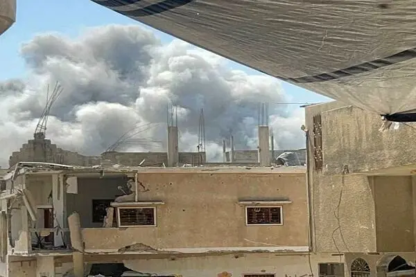آتش سنگین هوایی و زمینی ارتش رژیم صهیونیستی بر سر خان یونس