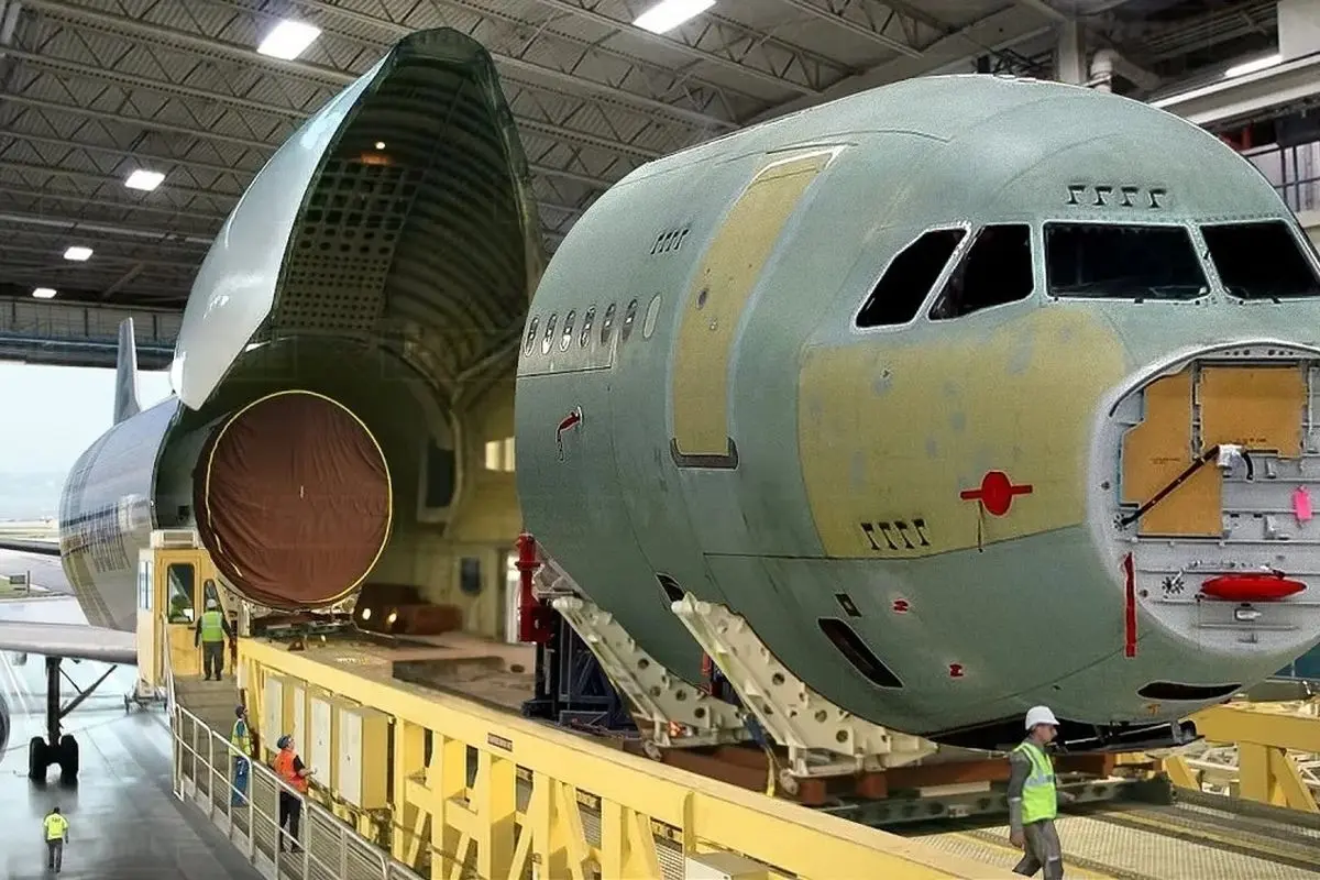 خط تولید جدید ایرباس در چین + فیلم