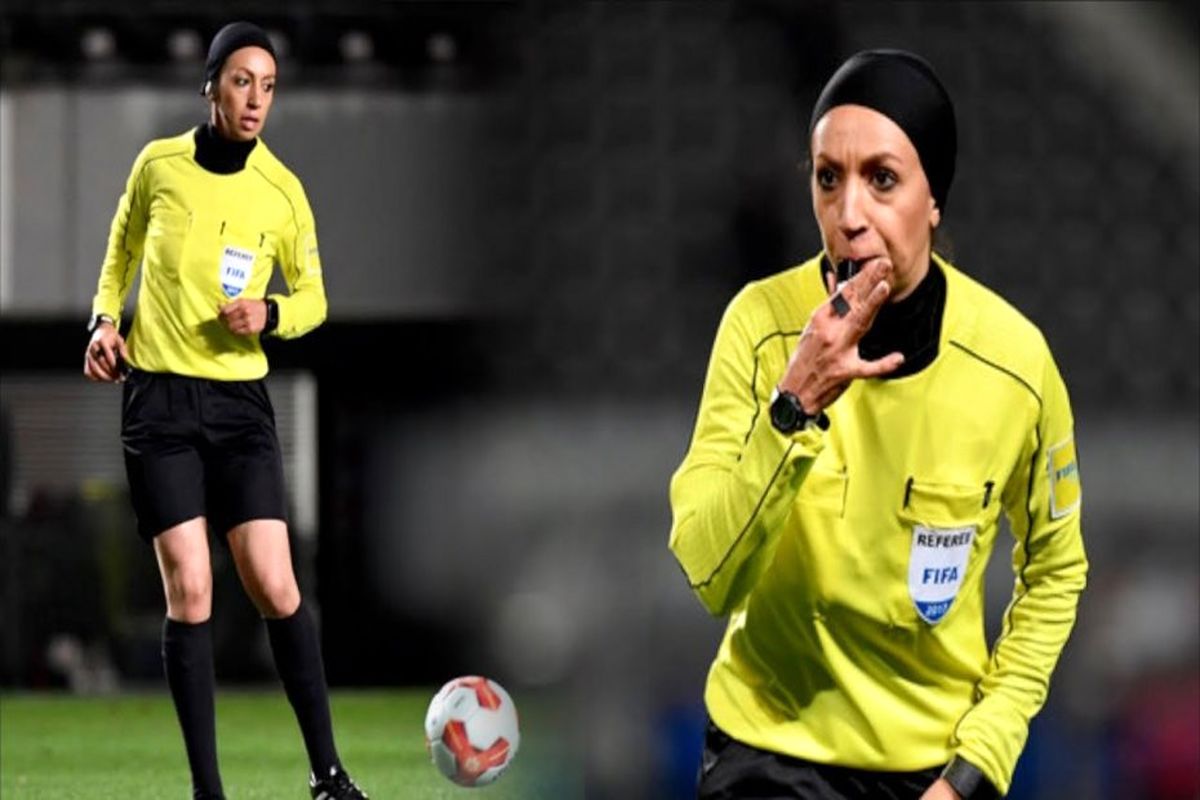 Mahsa Ghorbani; the first Iranian woman referee for men’s competition