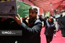 مراسم وداع با پیکر پاک ۱۰۰ شهید گمنام