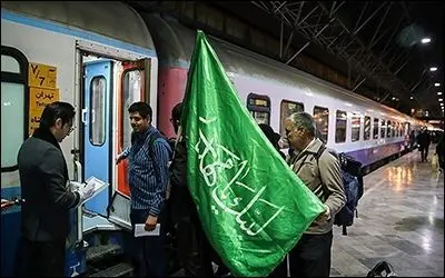 ظرفیت قطار‌های اربعین حسینی افزایش داشت