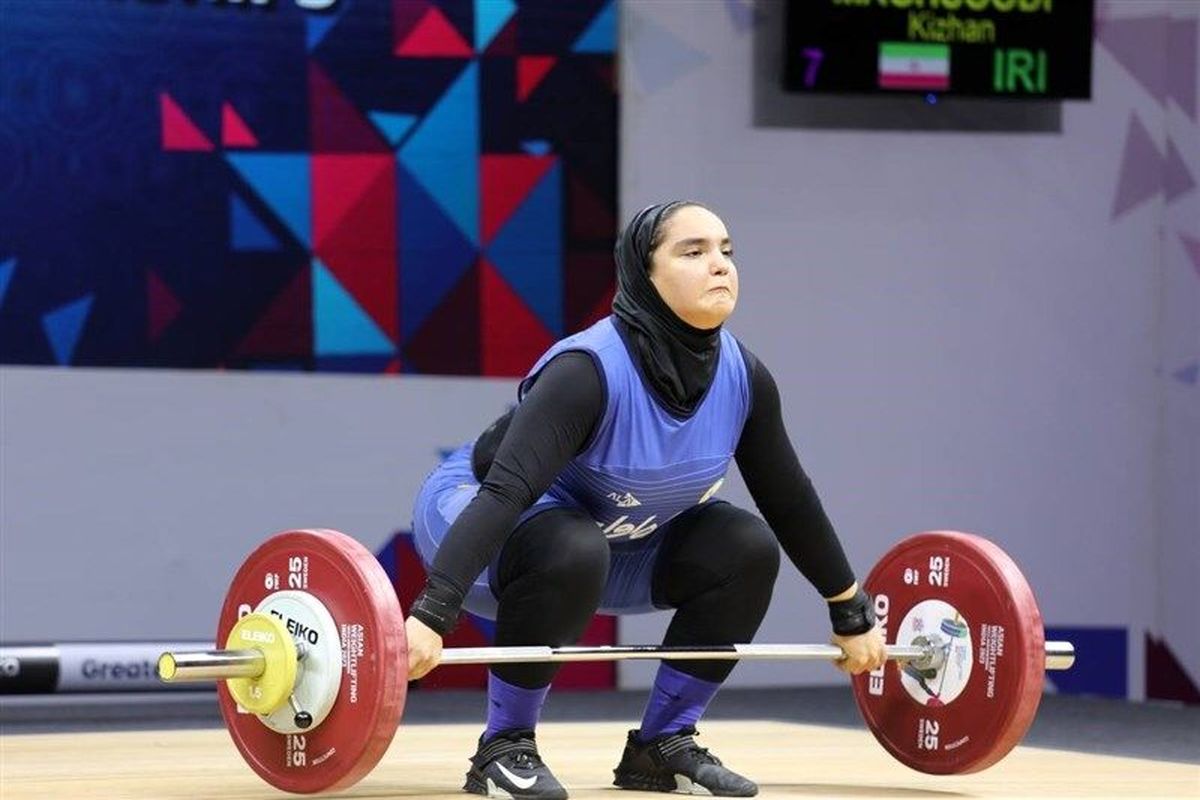 کیژان مقصودی سه مدال برنز وزنه‌برداری قهرمانی آسیا را کسب کرد