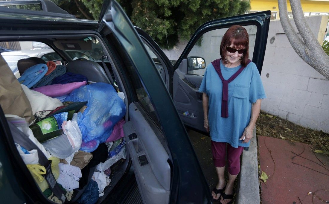 آمریکایی های بی خانمان در خودرو زندگی می گذرانند