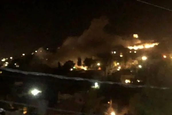 گلوله‌باران شهرک‌های شیحین و مروحین در جنوب لبنان توسط ارتش اسرائیل