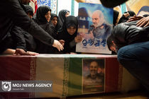 مراسم وداع با پیکر مطهر شهدای حمله تروریستی به کنسولگری ایران در سوریه 