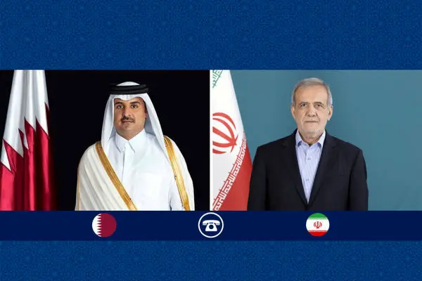 تأکید رئیس‌جمهور بر ادامه دوستی با قطر/ قول شیخ تمیم برای گسترش مناسبات با ایران