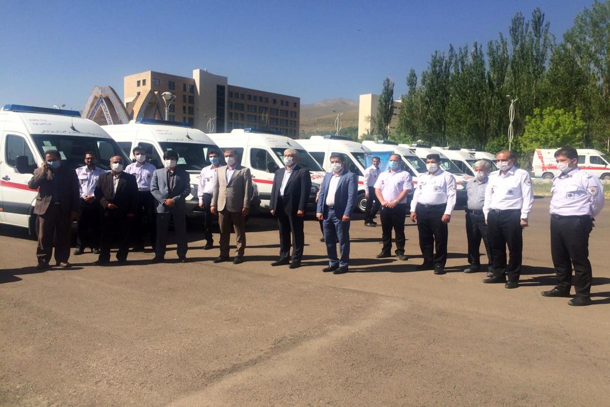 افزایش 8 دستگاه آمبولانس بنز به ناوگان اورژانس پیش بیمارستانی استان همدان