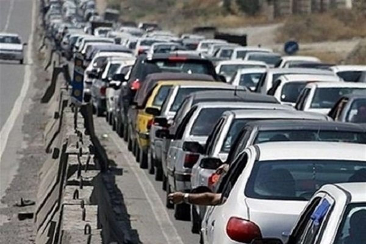 ترافیک ۲۵ کیلومتری در محدوده شهرستان رودبار