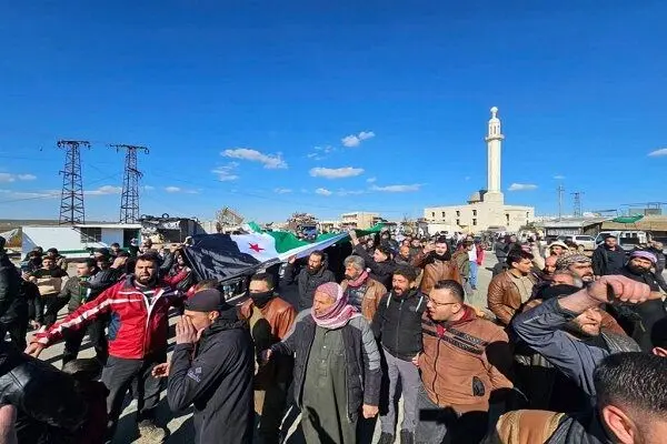 دمشق صحنه تظاهرات گسترده علیه جنایات اسرائیل در بیت‌جن شد