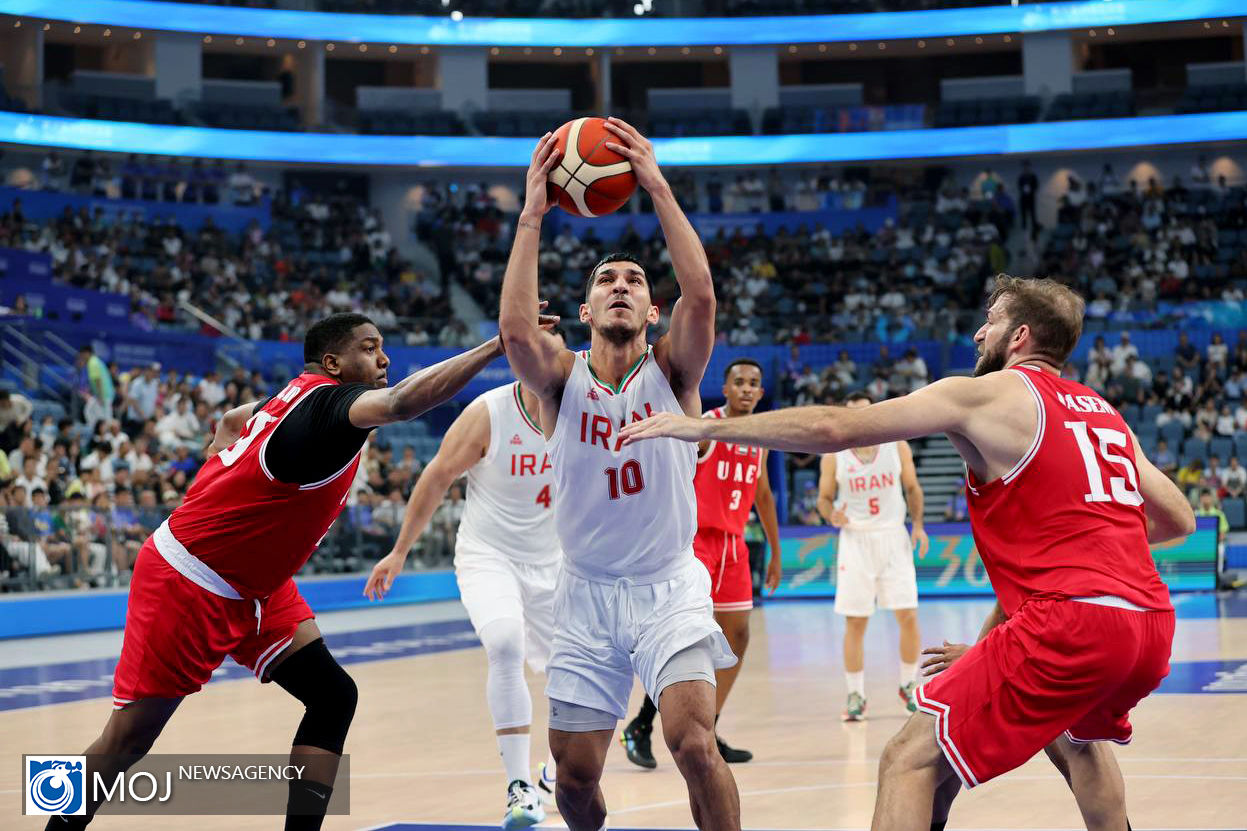 بازی‌های آسیایی هانگژو - تیم ملی بسکتبال ایران - امارات