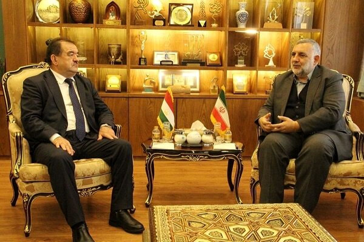 دیدار دولت سفرزاده معاون وزیر فرهنگ جمهوری تاجیکستان ، با محسن جوادی معاون امور فرهنگی وزارت فرهنگ و ارشاد اسلامی