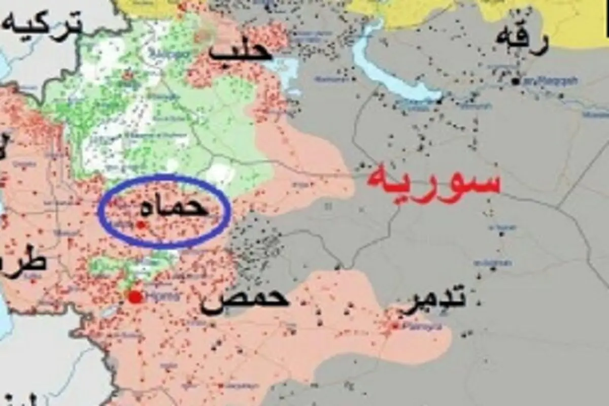 انفجارهای مهیب در فرودگاه نظامی حماه در سوریه به وقوع پیوست