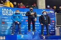 دومین طلای ایران در مسابقات یخ نوردی قهرمانی جهان