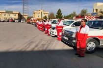 آغاز طرح امداد و نجات زمستانه 1401  در یزد / 15 پایگاه هلال احمر در جاده ها