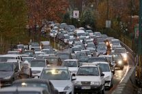 خیابان‌های کرمانشاه با حجم بالای ترافیک روبرو هستند