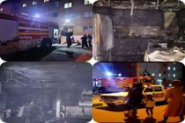 آتش سوزی در یک آپارتمان مسکونی در کاشان/ ۲۸ شهروند محبوس در آتش سوزی نجات یافتند