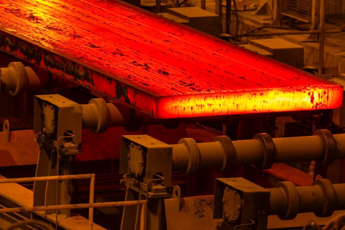 رکورد جدید فولاد هرمزگان در تولید تختال