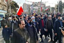 حضور رئیس جمهور سابق ایران در راهپیمایی 22 بهمن