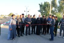 گزارش تصویری افتتاح پروژه اجرایی بلوار شهیدان صدیقی و ساماندهی ورودی روستای احمدآباد مشیر