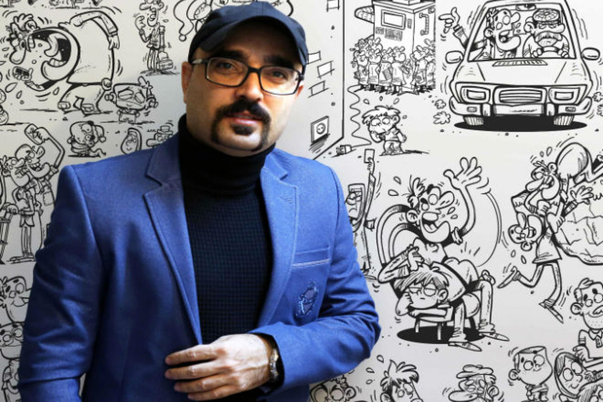 جایزه اول یک جشنواره  بین المللی ایتالیائی به کارتونیست مشهدی رسید