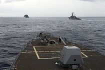 اعتراض چین به عملیات یک کشتی آمریکایی در دریای چین جنوبی