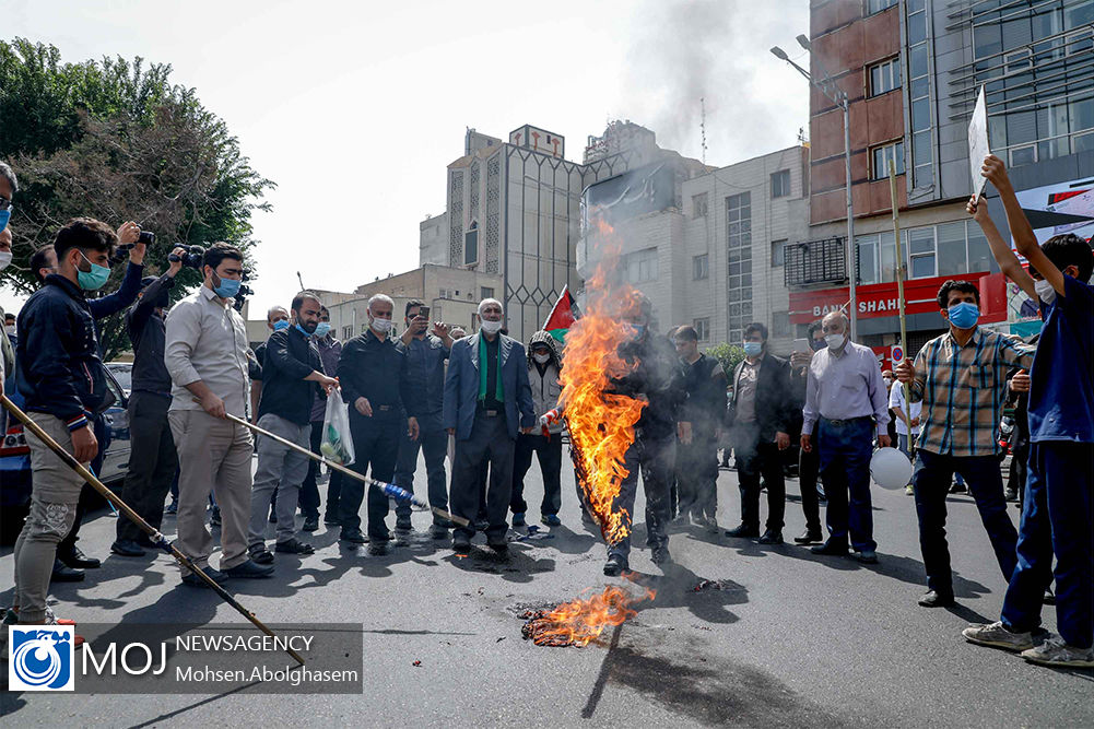 مـراســم نـمادیـن روز جهانی قدس در میدان فردوسی