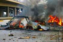 انفجار یک خودروی بمب‌گذاری شده در شهر دمشق