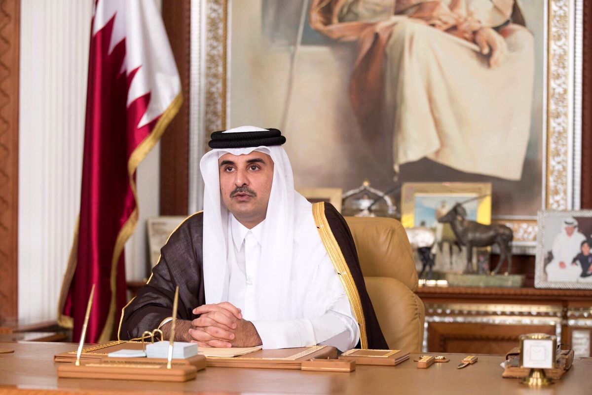 امیر قطر با ترامپ تلفنی گفتگو کرد