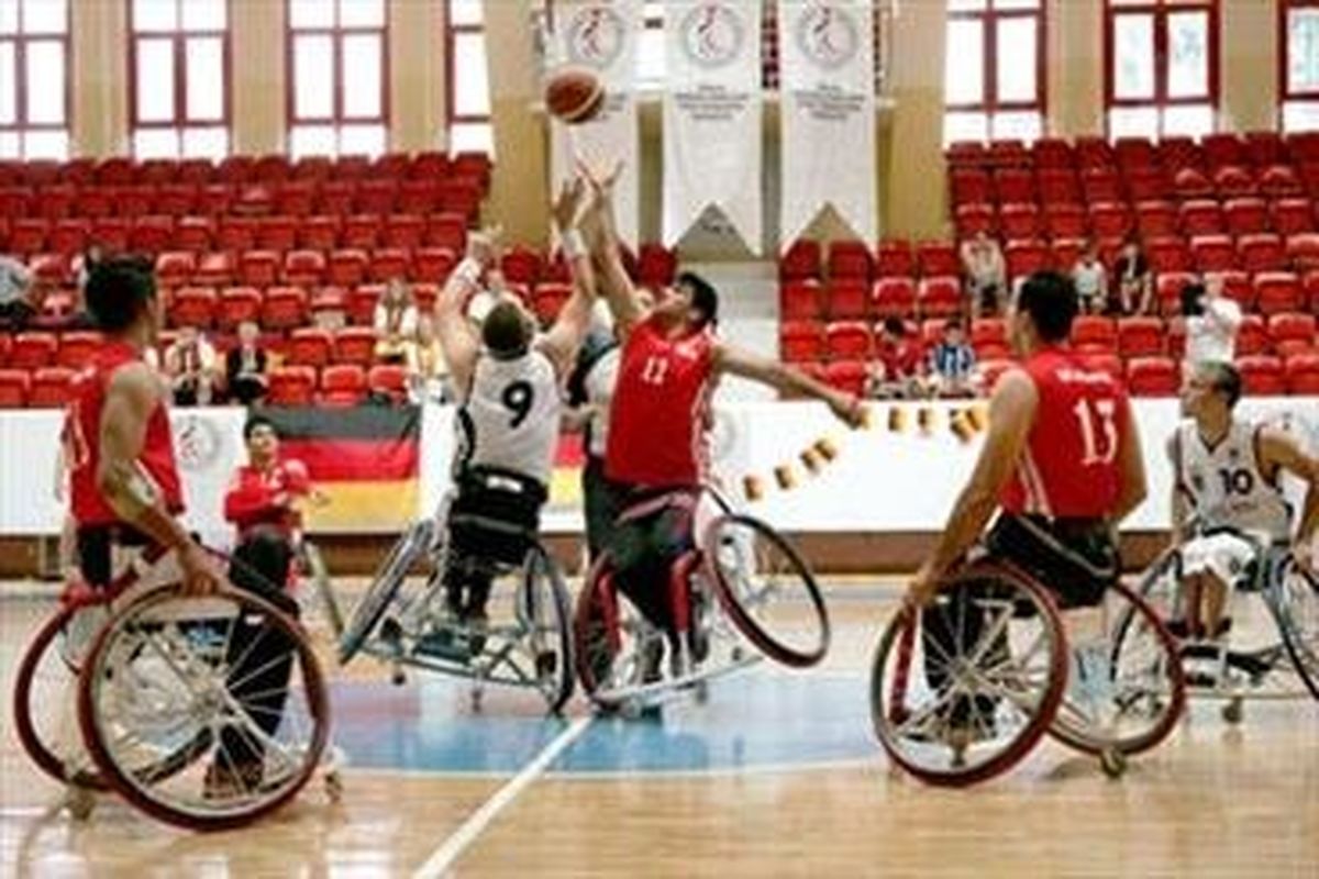 تیم ملی بسکتبال با ویلچر جوانان ایران مغلوب ترکیه شد
